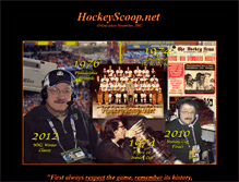 Tablet Screenshot of hockeyscoop.net